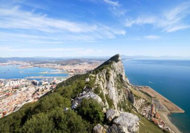 Gibraltar Rock Bay and Town